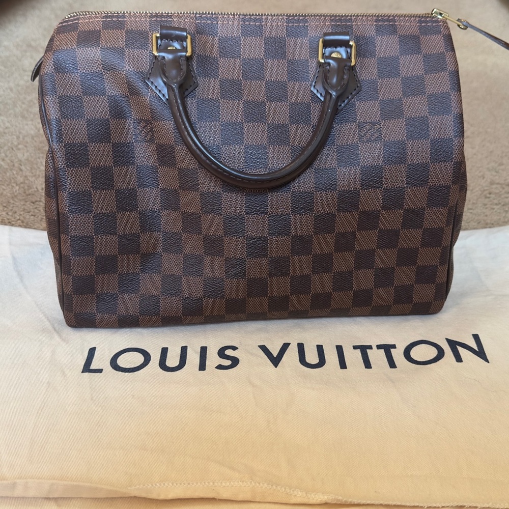 Authentic Louis Vuitton Speedy Damier 30